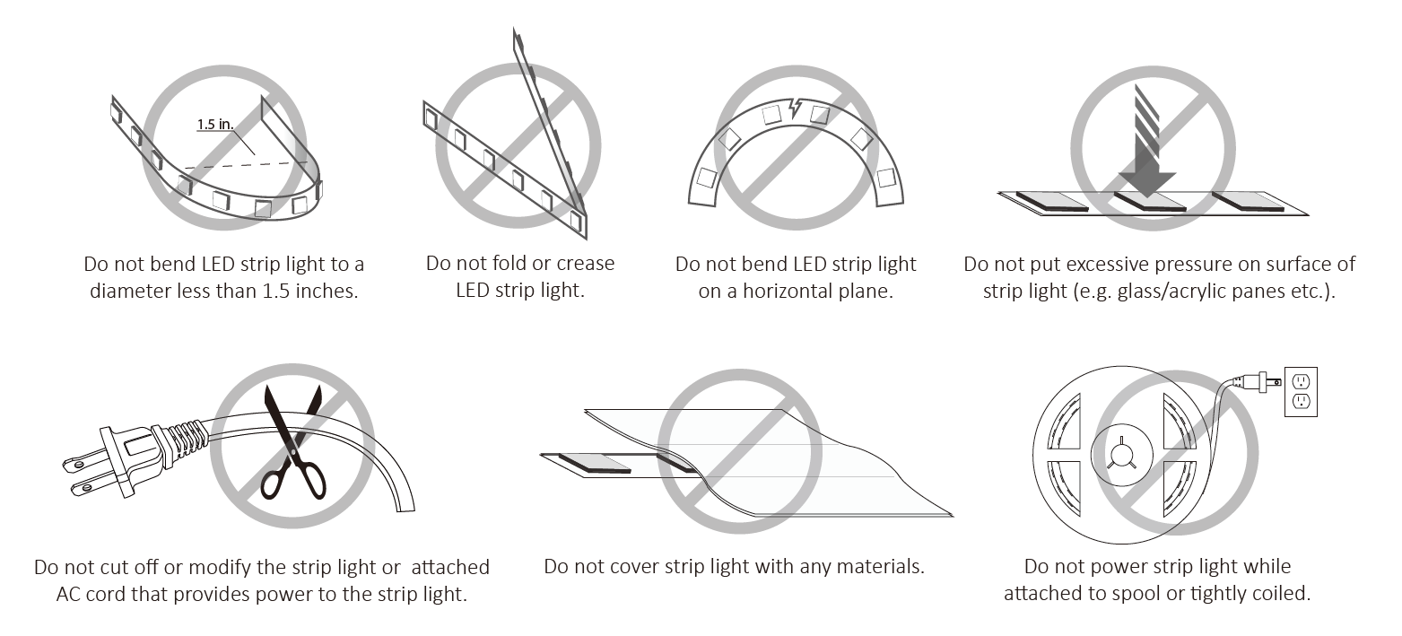 How to Install white LED Light Strip