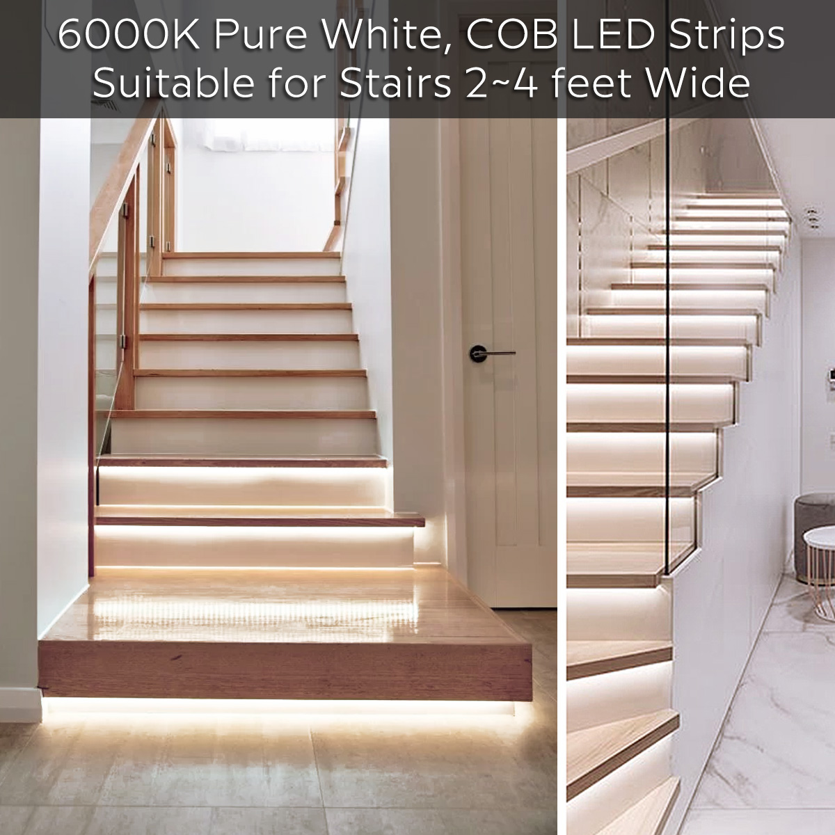 Staircases Lighting with LED strips - How to illuminate a staircase