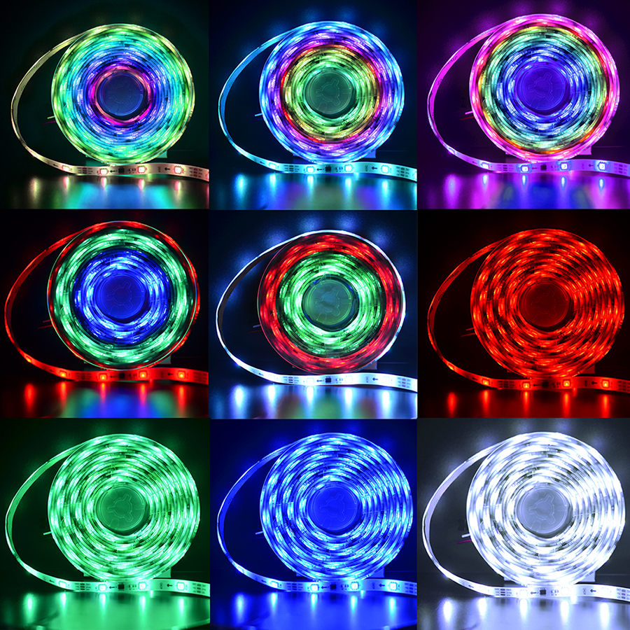 10M Alexa LED Strip Lights with Remote Waterproof WiFi RGB