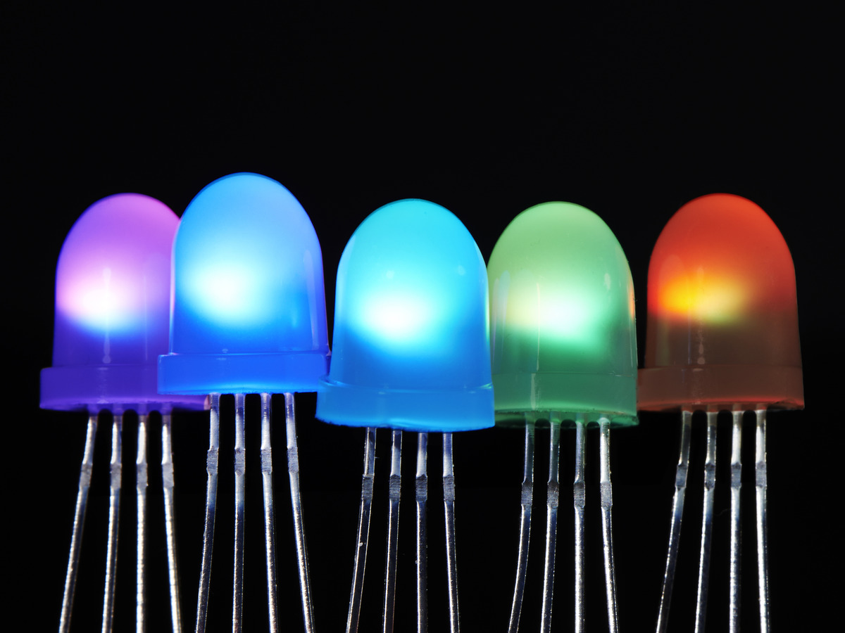 Neopixel Diffused 5mm/8mm Ultra Bright RGB LED Light Emitting Diodes - 5  PCS [NPD-RGB5MM] - $2.99 