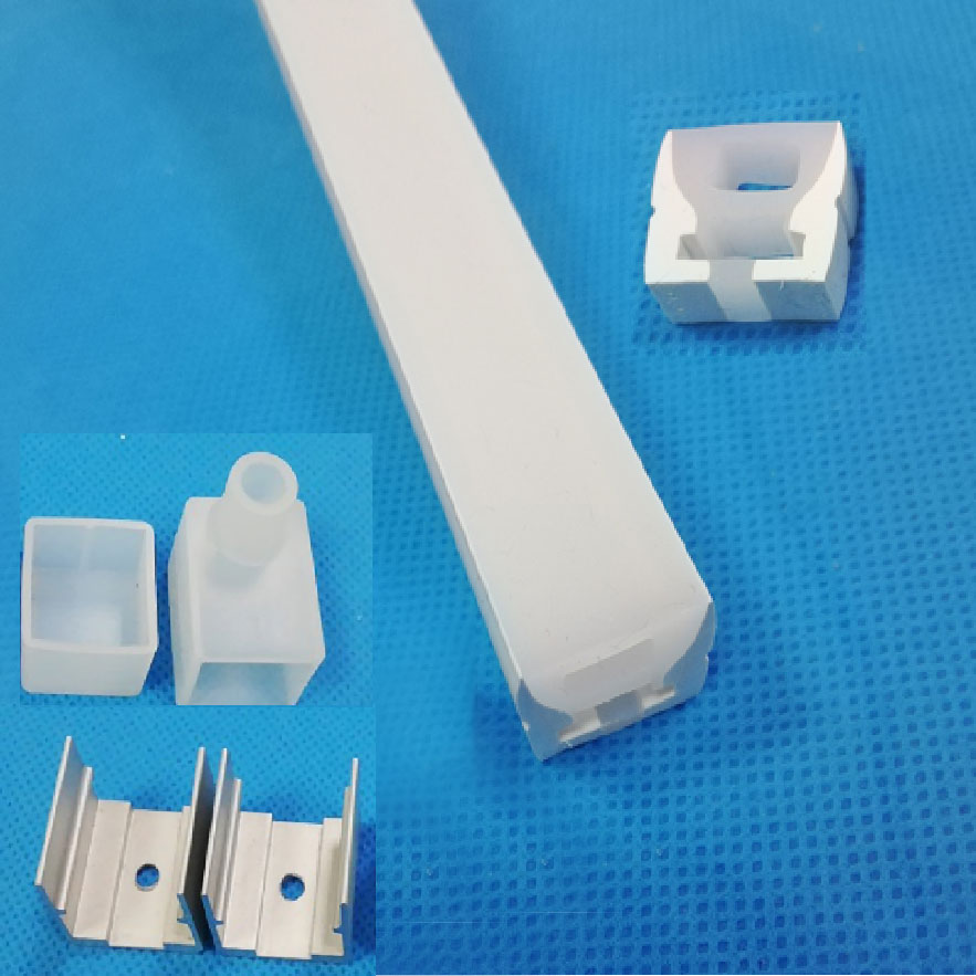Flexible Silicone LED Channel Diffuser Outdoor 120° Top Emitting 14*14mm Flexible Silicone LED Channel Diffuser Outdoor 120° Top Emitting 14*14mm