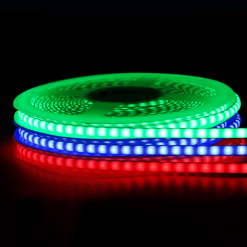 COB 12V 5mm RGB LED Diffused Strip Light For Interior Car Lighting