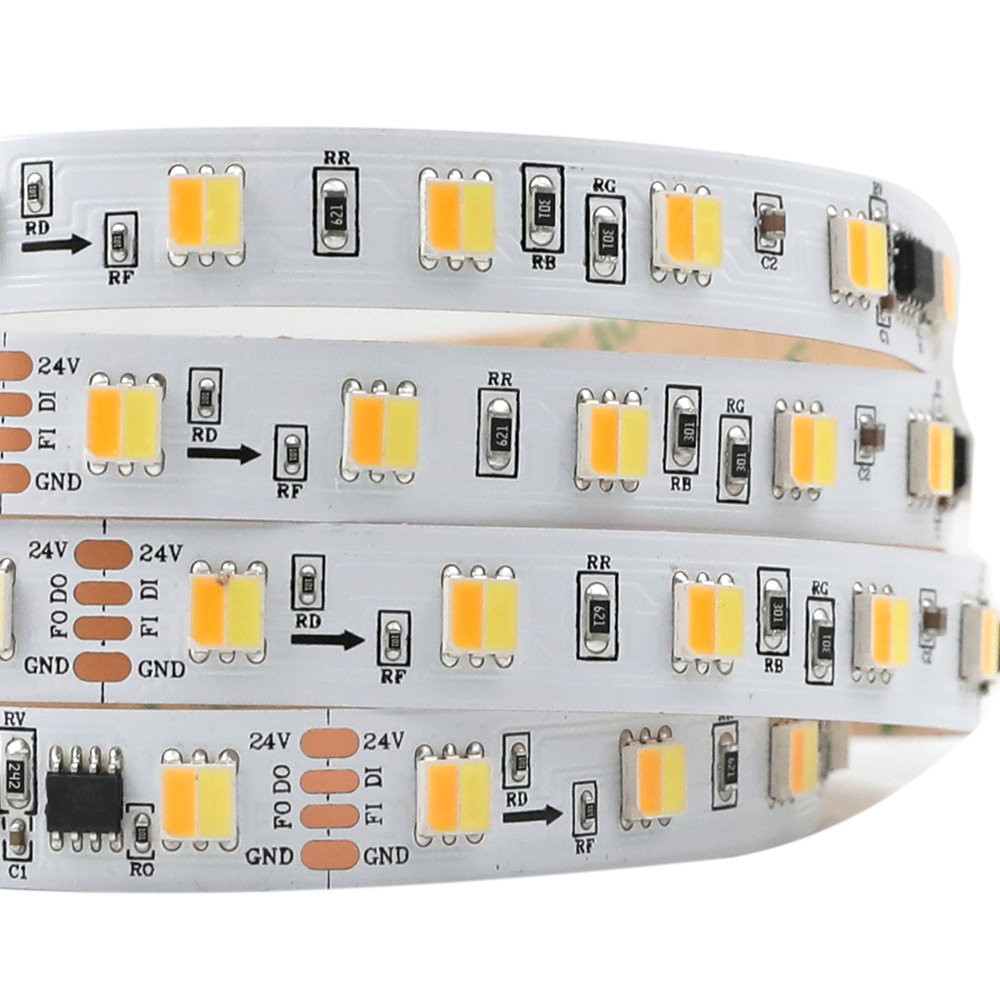 2-In-1 5050 CCT Hyper Long TM1934 Programmable Tunable White LED Strip 2-In-1 5050 CCT Hyper Long TM1934 Programmable Tunable White LED Strip