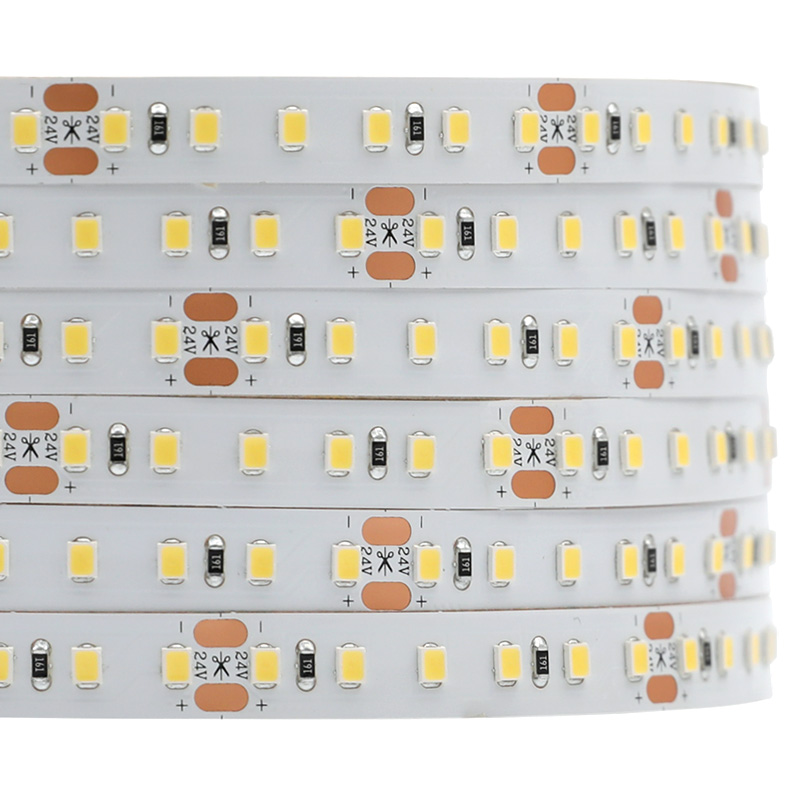 24V White LED Strip with Diverse Color Temperature Options 600 Lights CRI 90