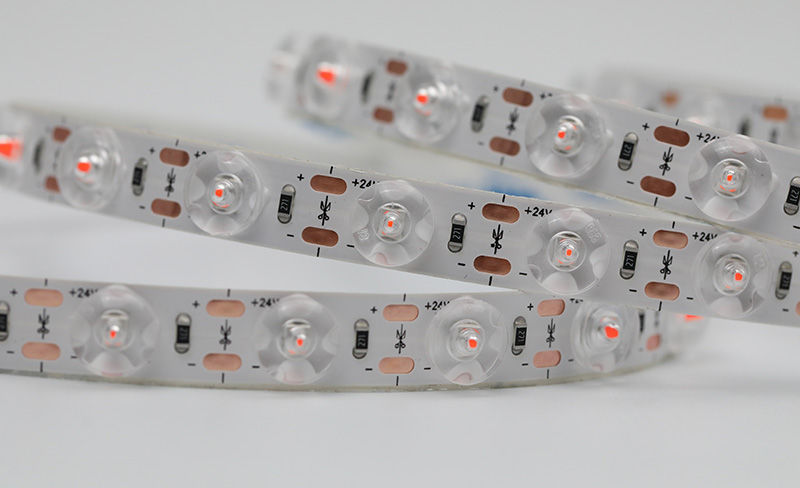 Diffuse Reflection lens Red LED Strip Light