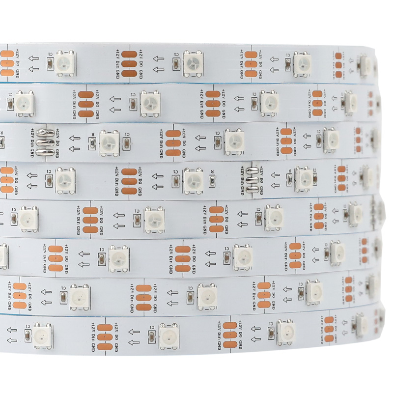 30LEDs/m SK6812 RGB 12V Individual IC LED Strip (150 Pixels) 30LEDs/m SK6812 RGB 12V Individual IC LED Strip (150 Pixels)