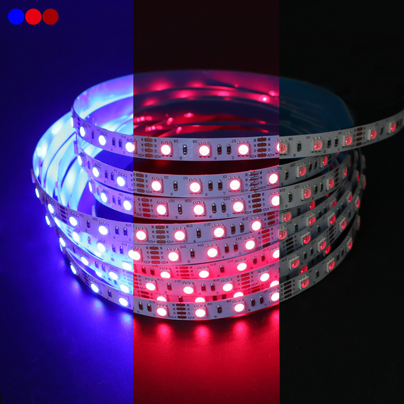 450nm + 660nm + 730nm Tri-Spectrum Tunable Red Blue LED Horticulture Grow Light Strip 450nm + 660nm + 730nm Tri-Spectrum Tunable Red Blue LED Horticulture Grow Light Strip
