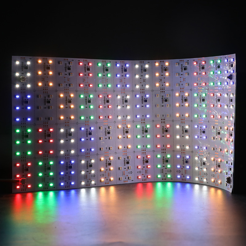 24V Cuttable UCS2905 5-in-1 RGBCCT LED Digital Matrix Light Sheet Flex 24V Cuttable UCS2905 5-in-1 RGBCCT LED Digital Matrix Light Sheet Flex