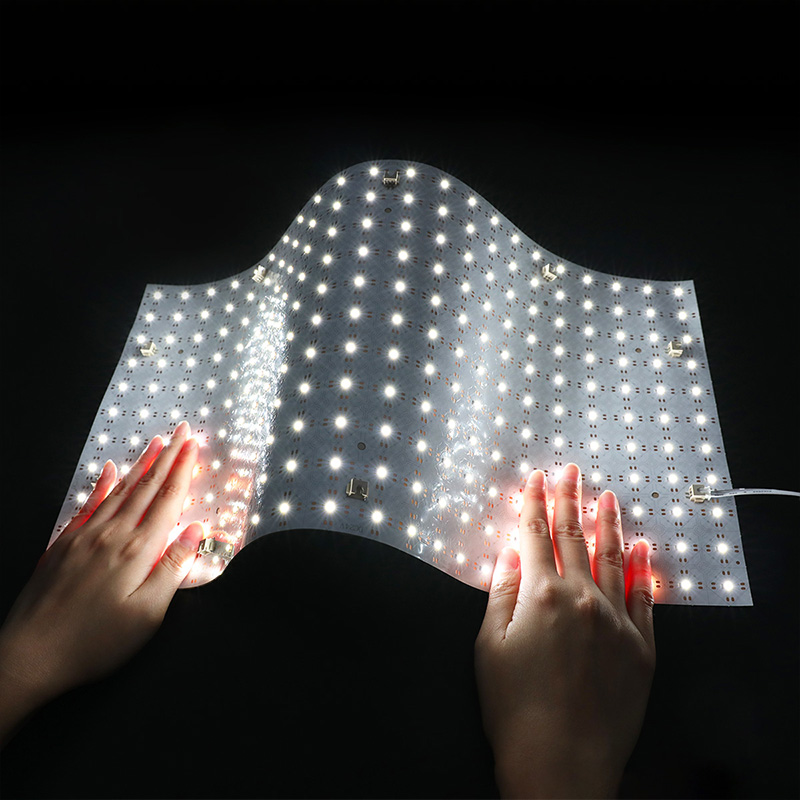 6000K Daylight White LED Sheet - Flexible and Foldable