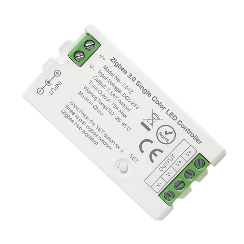 C01Z Single Color Dimmable Zigbee LED Strip Controller