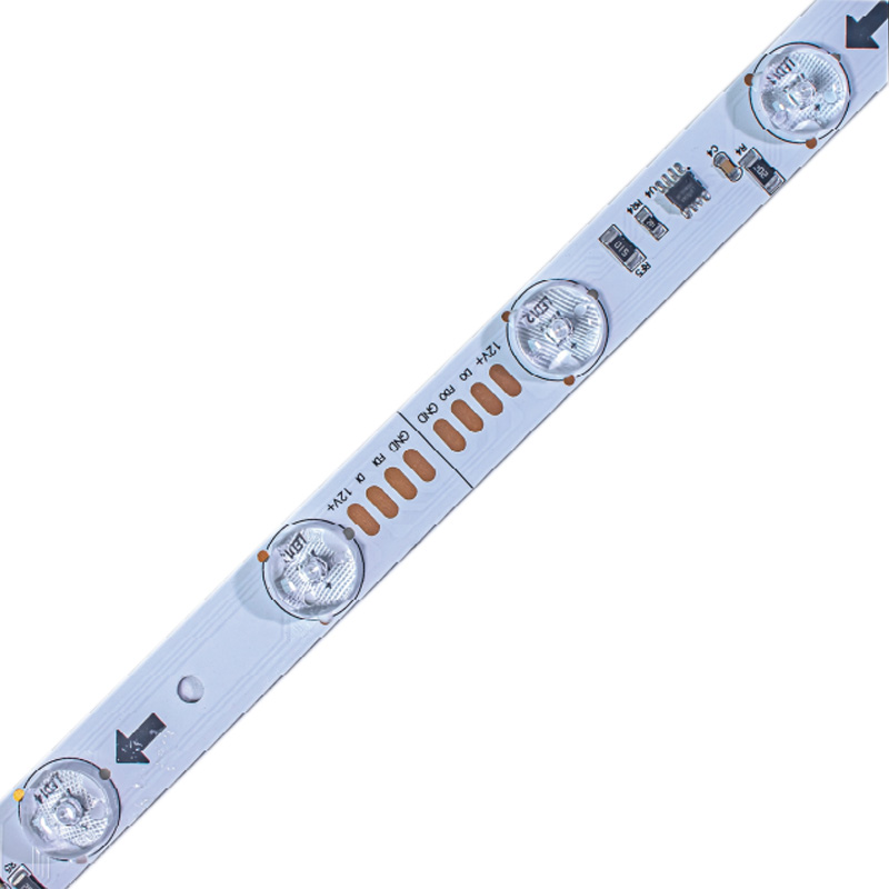 DC12V Diffused Lens Addressable RGB Solid LED Light Strip TM1934