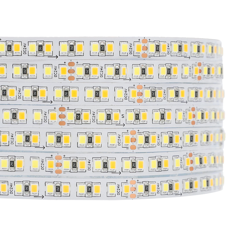 DC24V 2835 8mm CCT Tunable White LED Strip 33FT No Voltage Drop DC24V 2835 8mm CCT Tunable White LED Strip 33FT No Voltage Drop
