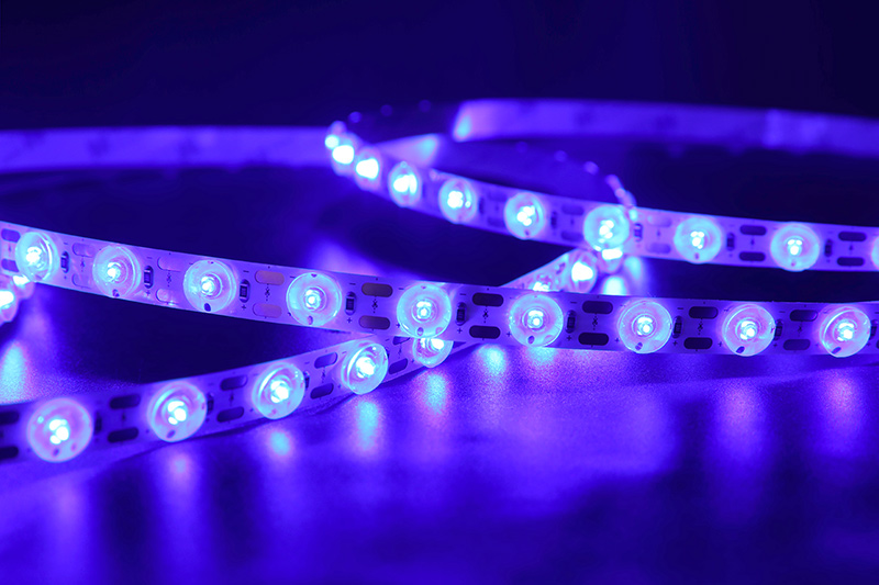 Diffuse Reflection lens Blue LED Strip Light 