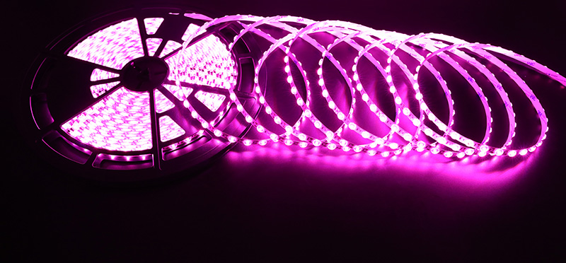 Diffuse Reflection lens Pink LED Strip Light Lighting Effect