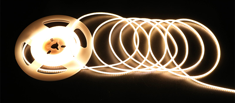 360 Luminous COB Filament LED Strip 3000K