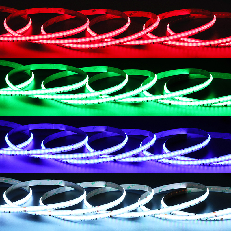 FCOB WS2814 RGBWIC Static Color Lighting Strip