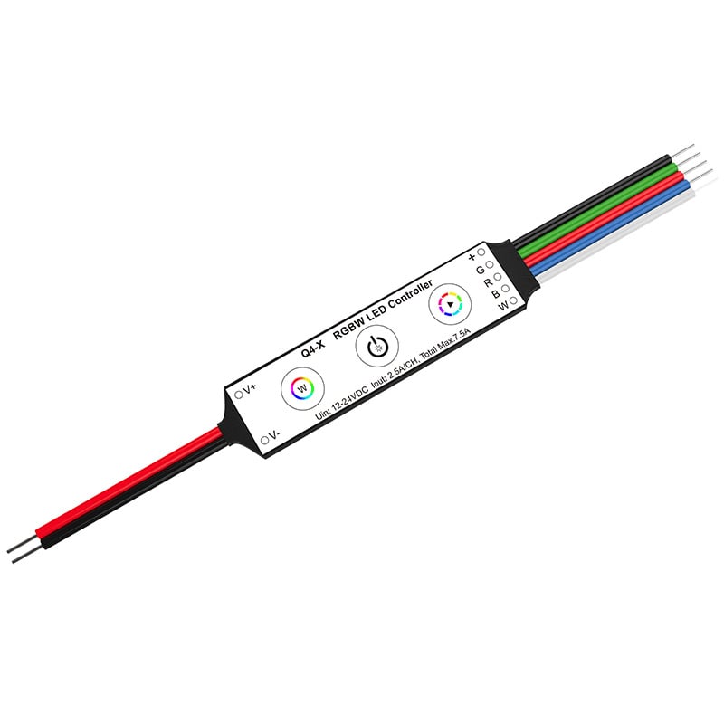 V4-U 12-24VDC 3-Key CV RGBW LED Mini Controller V4-U 12-24VDC 3-Key CV RGBW LED Mini Controller