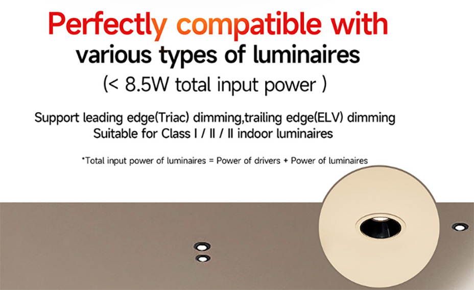 SE-6-600-G1T 6W 600mA PWM Flicker Free CC Dimmable Triac Driver