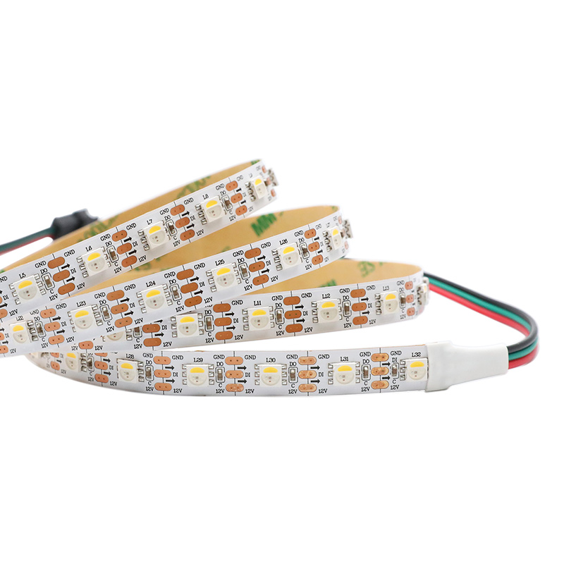 SK6812 12V RGB W Independently Addressable LED Strip Lights 64 LEDs / m