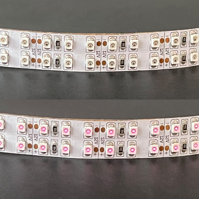 SMD3528 Double Row High Power Infrared Led 850nm Strip