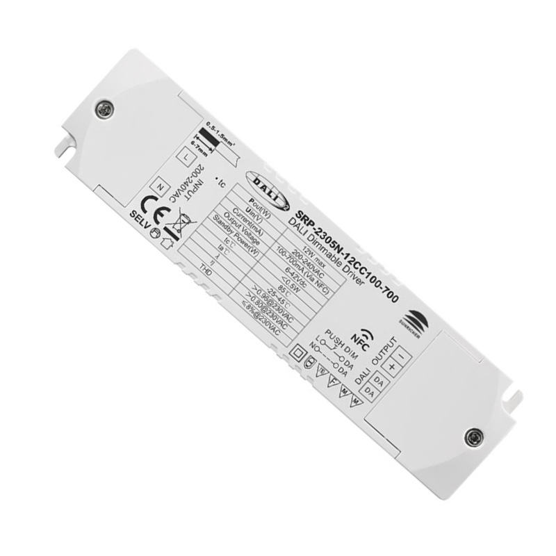 SRP-2305N-12CC100-700 CC 12W NFC DALI Dimming LED Driver