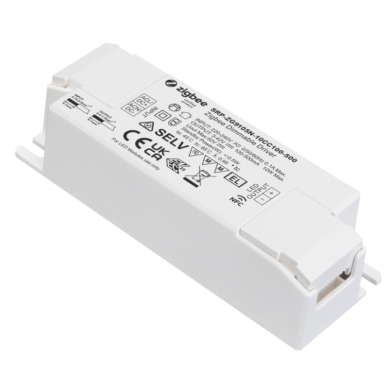 SRP-ZG9105N-10WCC100-500 CC Single Color LED NFC Zigbee Driver 10W