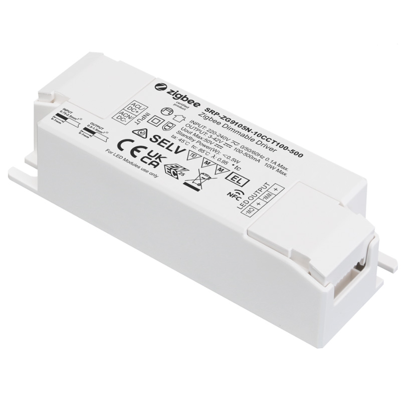 SRP-ZG9105N-10WCCT100-500 CC 10W CCT Zigbee LED Driver NFC