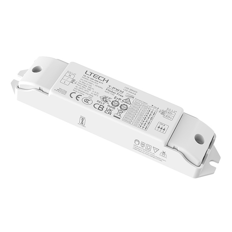 TD-10-100-450-G1T 10W 100 to 450mA CC PWM Triac Dimming LED Driver