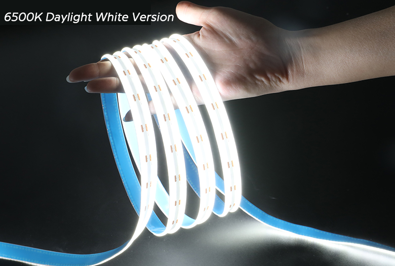 6500k Daylight White COB Dual Row LED Strip