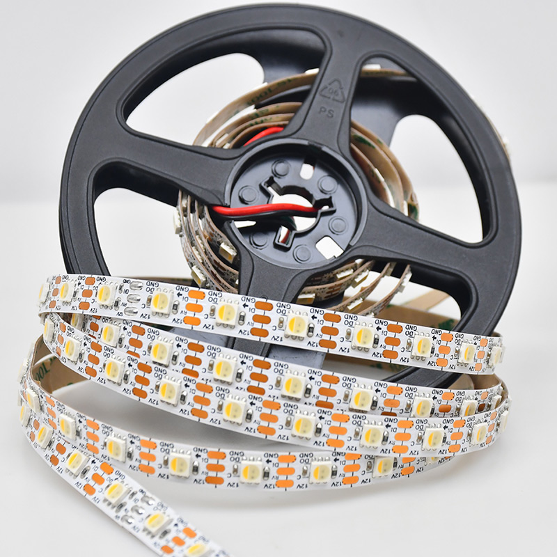 Wide Low Voltage 65Ft Long SK6812 RGBW Individually Programmable LED Strip Lights