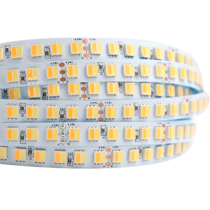 Single Row DC24V 5050SMD 600LEDs 2in1 Flexible LED Strip Light - Color Temperature Pure White+Warm White Single Row DC24V 5050SMD 600LEDs 2in1 Flexible LED Strip Light - Color Temperature Pure White+Warm White