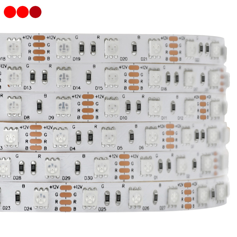 Dual 660nm Red & 850nm NIR 3-in-1 LED Tri-band Strip Light
