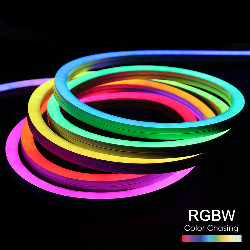 Exterior 12V Individually Addressable RGBW IC Custom Neon Flex LED Strip 16x16mm
