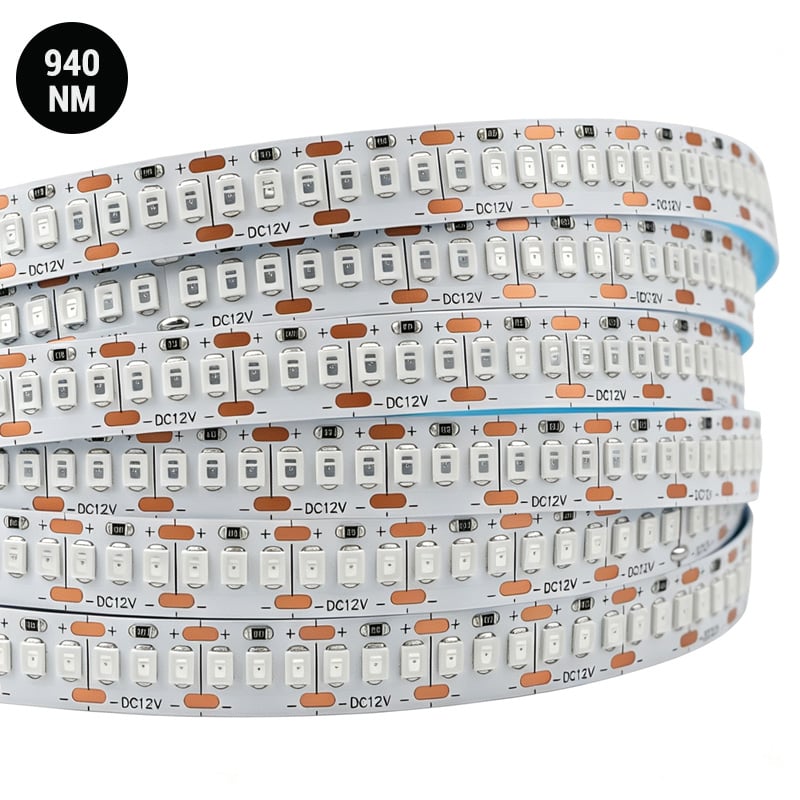 High IR Emittance SMD2835 940nm IR LED Strip Light High IR Emittance SMD2835 940nm IR LED Strip Light