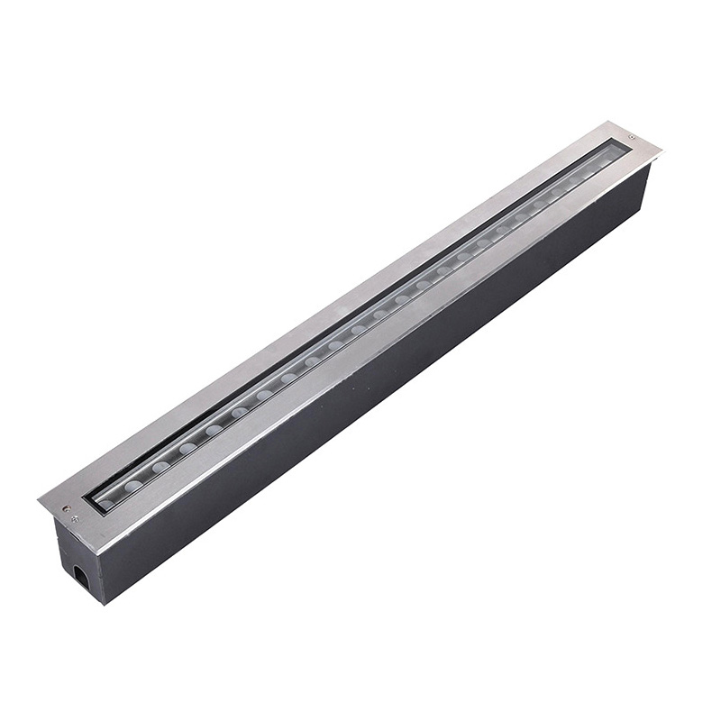 In Ground Exterior DMX RGB Tunable White Linear Recessed Led Wall Washer