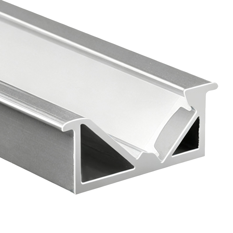 Mini Recessed 45-Degree Under-Cabinet LED Lighting Profile Mini Recessed 45-Degree Under-Cabinet LED Lighting Profile