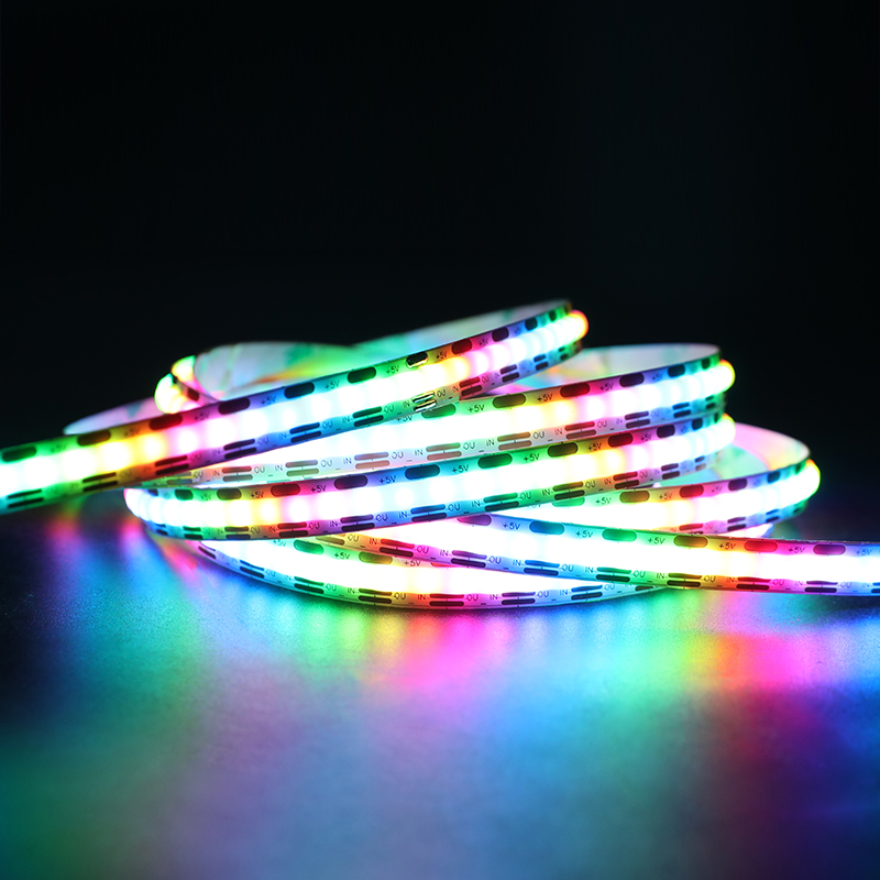 Raspberry Pi & FastLED Programming WS2812 5V Individual Pixel COB LED Band
