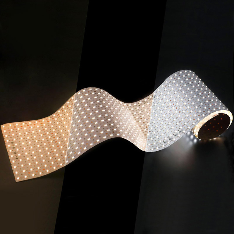 Super Long 2700K to 6500K Tunable Circadian LED Light Sheet Roll - Translucent Stone Backlighting Super Long 2700K to 6500K Tunable Circadian LED Light Sheet Roll - Translucent Stone Backlighting