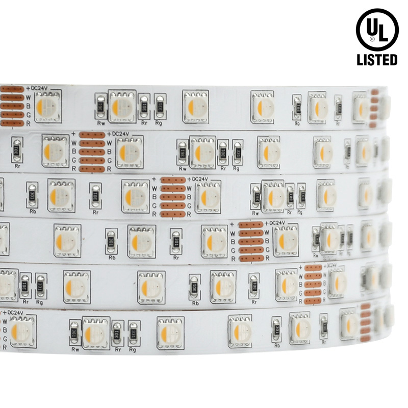 UL Listed 5050 4-in-1 RGBW Led Strip Lights Reel, RGB + True White