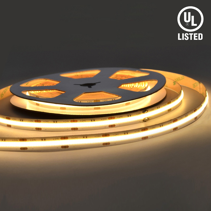 Professional UL-Listed Cob White LED Tape Light (2700 ~ 6500 Kelvin) Professional UL-Listed Cob White LED Tape Light (2700 ~ 6500 Kelvin)