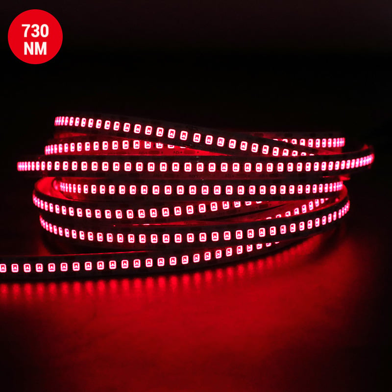 Ultimate Uniform 8mm 730nm Far Red Flowering Accelerator LED Flex Light Strip Ultimate Uniform 8mm 730nm Far Red Flowering Accelerator LED Flex Light Strip
