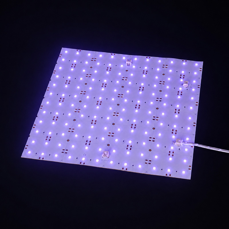 24V 365nm UV LED Light Sheet 245x245mm Flexible Blacklight Panel 24V 365nm UV LED Light Sheet 245x245mm Flexible Blacklight Panel