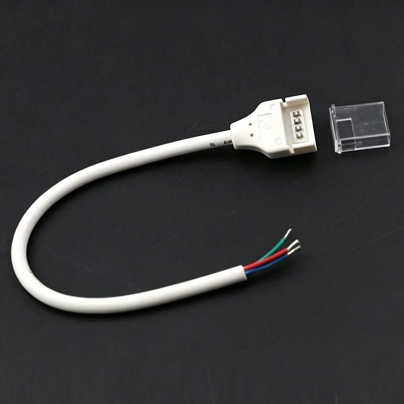 4-Pin SMD Waterproof RGB LED Strip Connector Wire for 10mm/12mm PCB 4-Pin SMD Waterproof RGB LED Strip Connector Wire for 10mm/12mm PCB